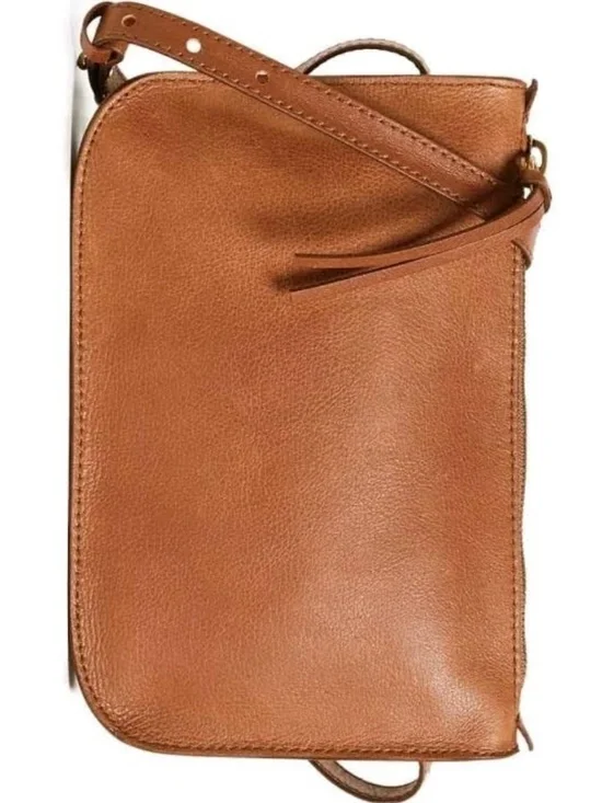 MADEWELL The Simple Crossbody Bag in English Saddle Leather - Picture 2 of 10